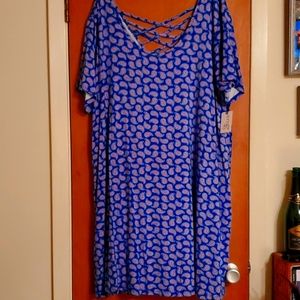 Summer Shift Dress Sz 2x